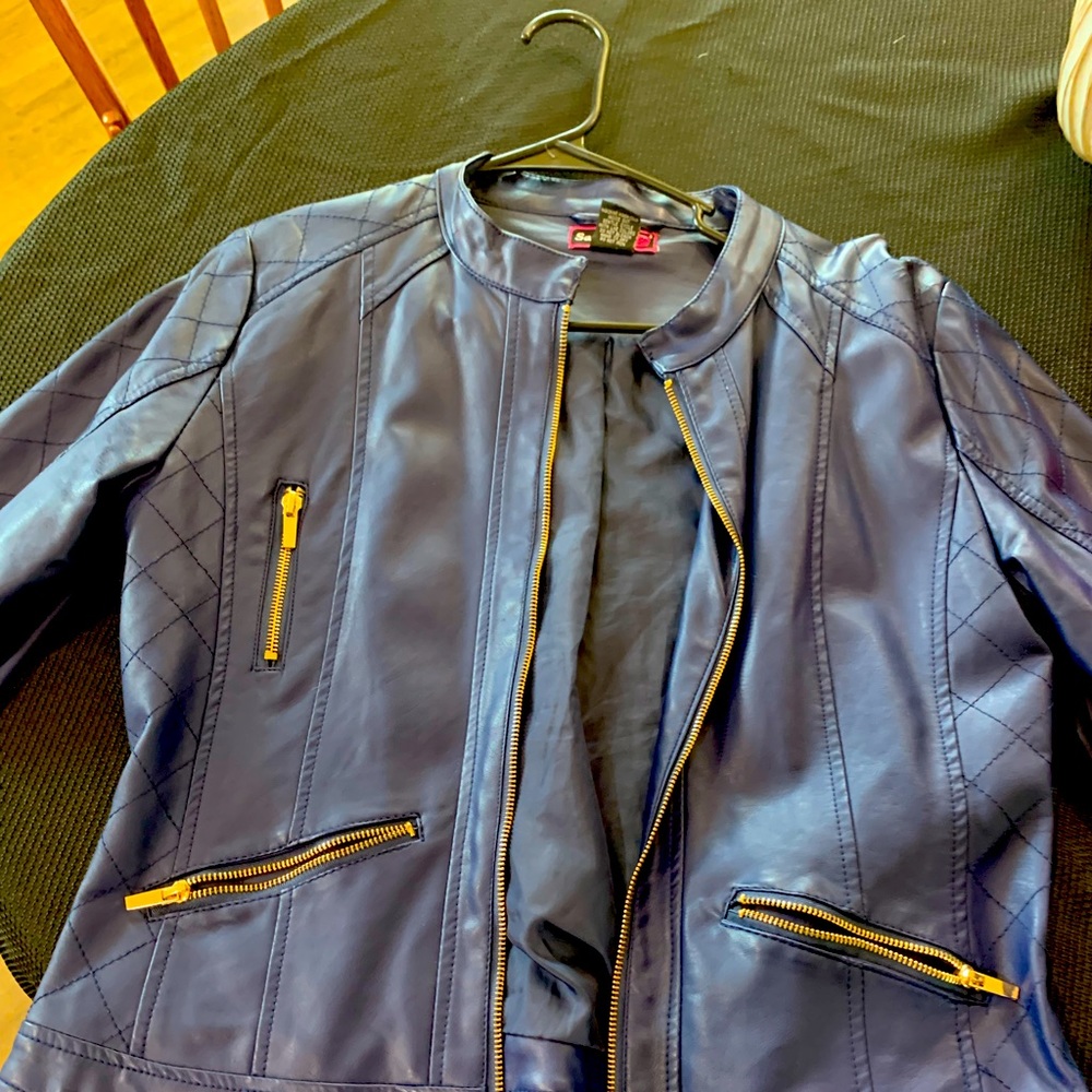 Womens Leather Jacket. Large